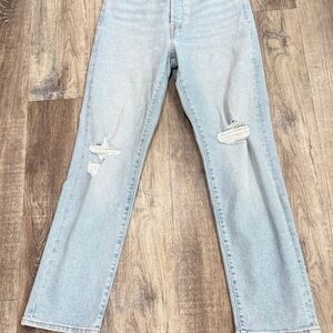 Levi's Light Blue Wedgie Straight Leg Jeans